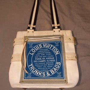 Louis Vuitton limited edition globe shopper bag